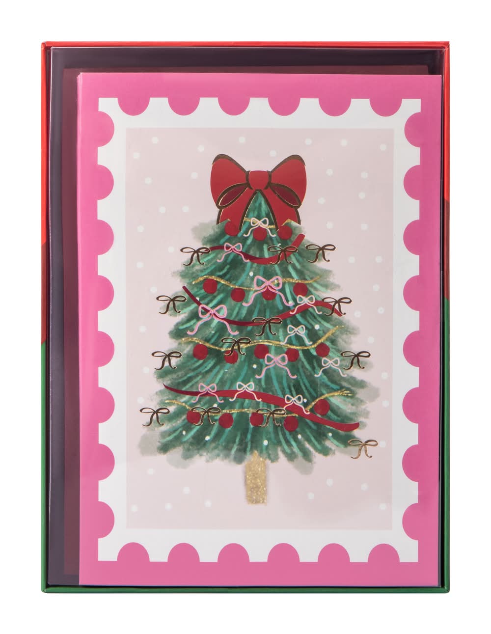 Christmas Greeting Cards 20-Pack Christmas Tree