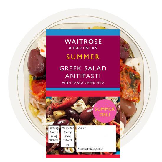 Waitrose & Partners Summer Greek Salad Antipasti with Tangy Greek Feta