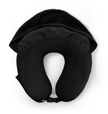 Bullseyes Playground Travel Pillow, Black