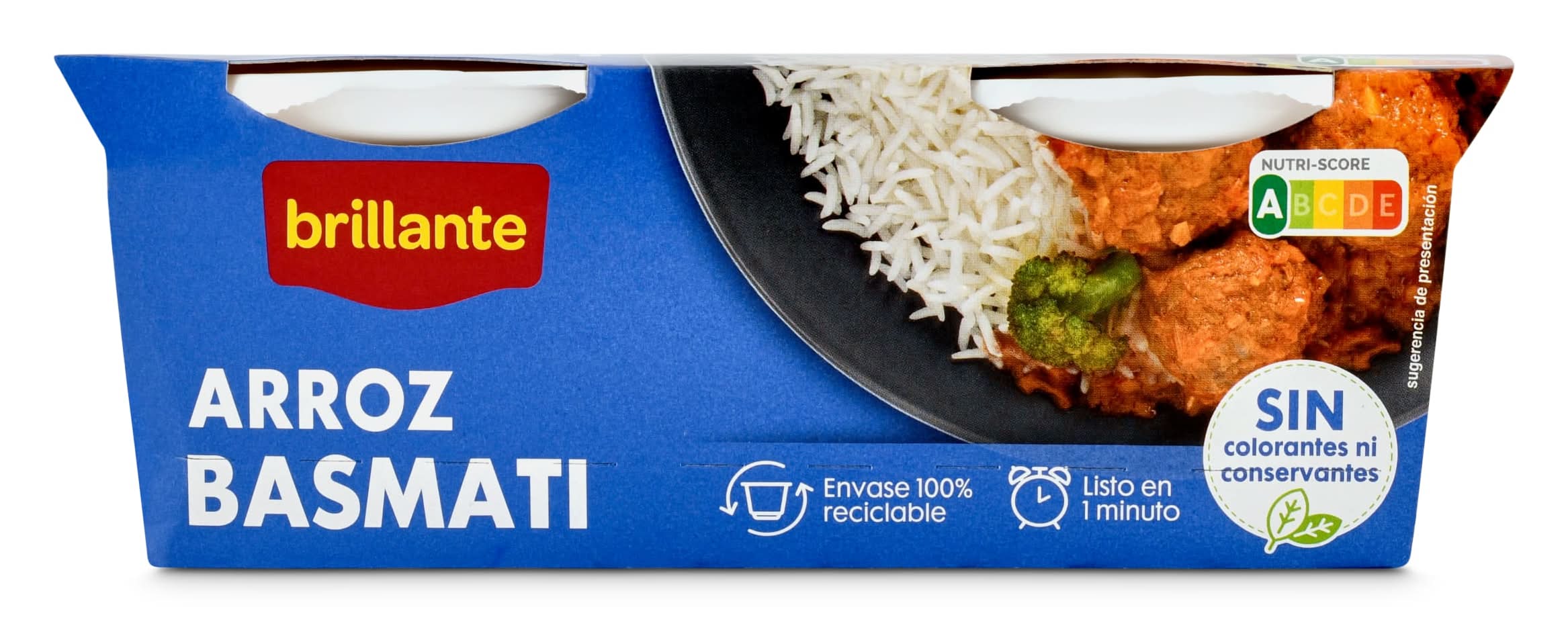 Arroz Basmati Brillante Vaso 2 X 125 G