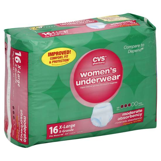 Cvs Pharmacy Women's Underwear (x-large)