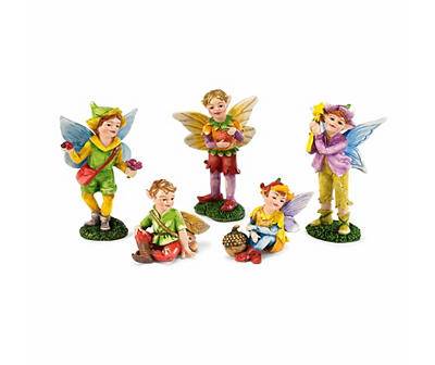 Nature 5-Pc. Fairy Boys Figure Set