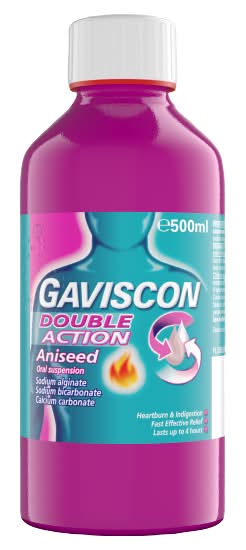 Gaviscon Double Action Aniseed Oral Suspension (500ml)