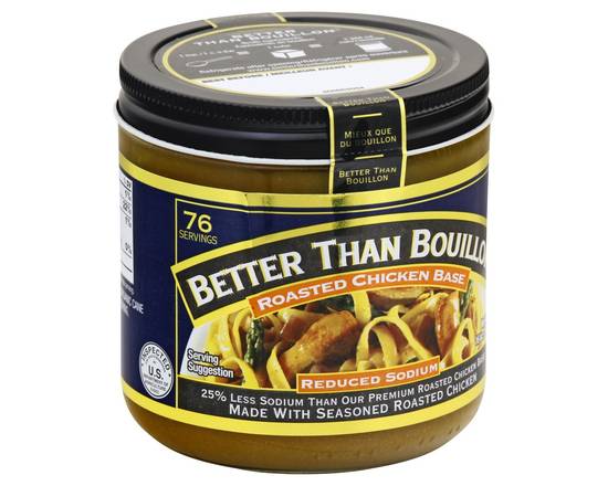 Better Than Bouillon · Reduced Sodium Roasted Chicken Base (16 oz)