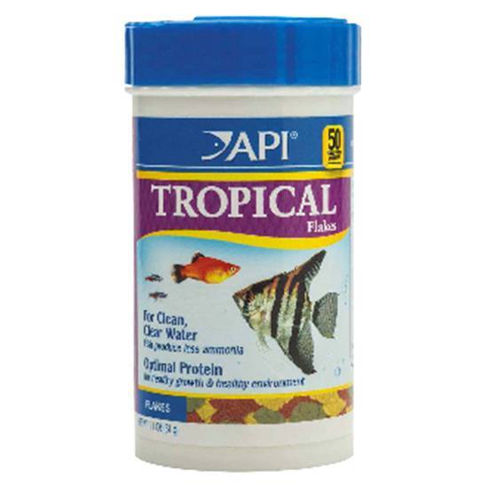 Api Tropical Flakes Fish Food 1.1-ounce Container