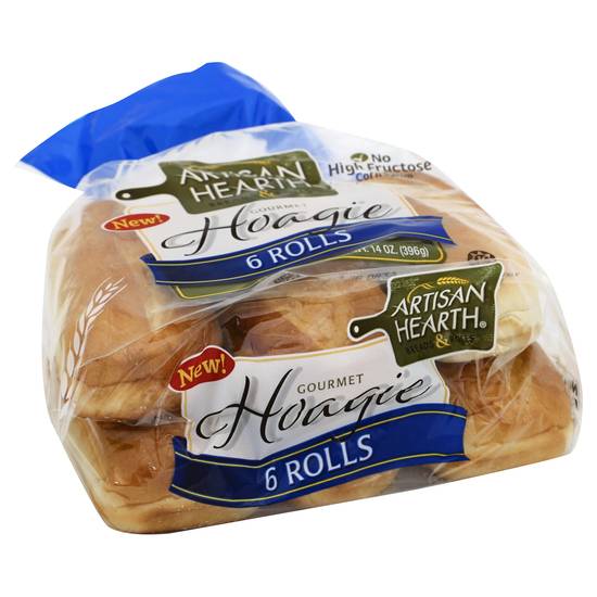 Artisan Hearth Bread & Rolls Hoagie Rolls (6 ct)
