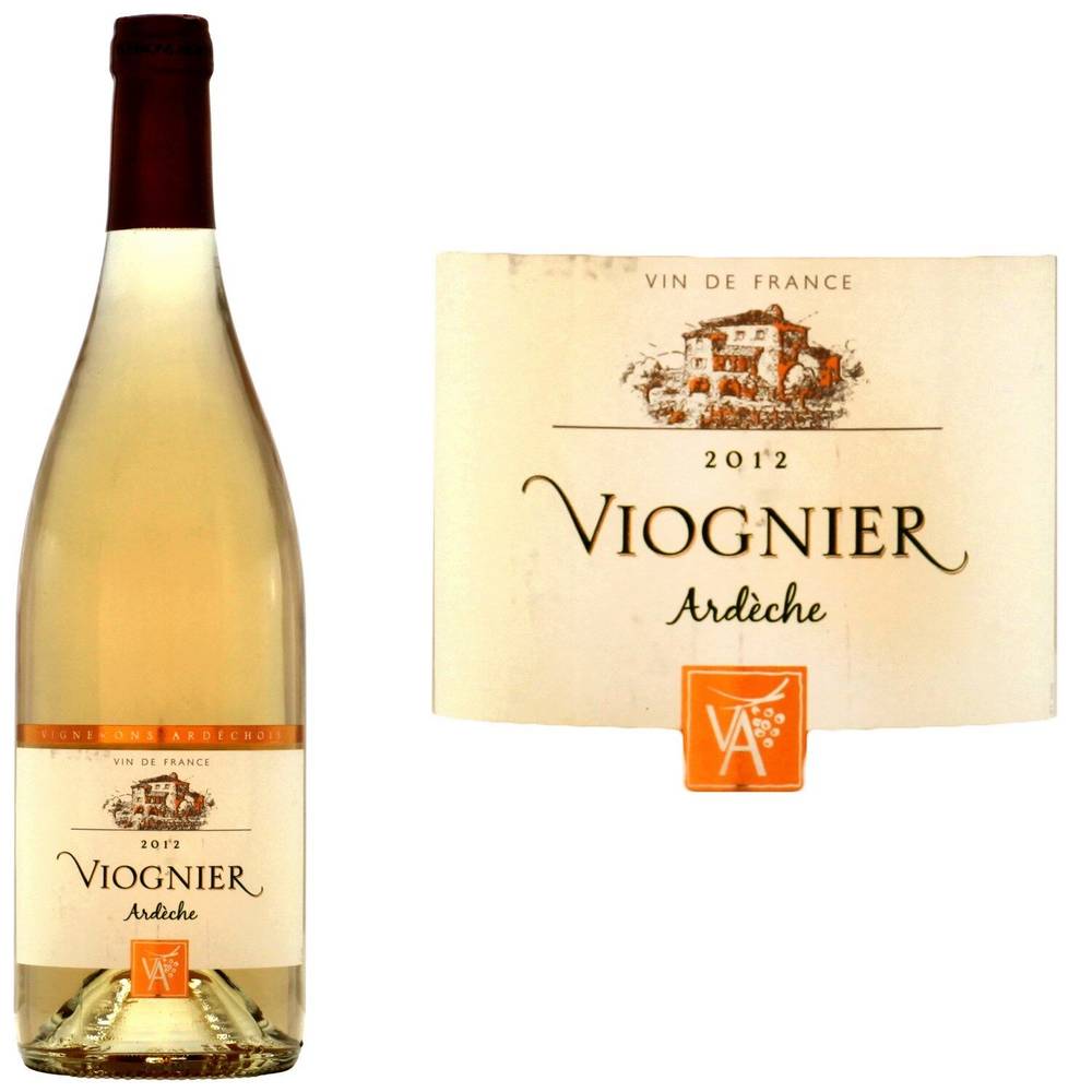 Viognier - Vin blanc vin de pays de l'ardèche 2012 (750 ml)
