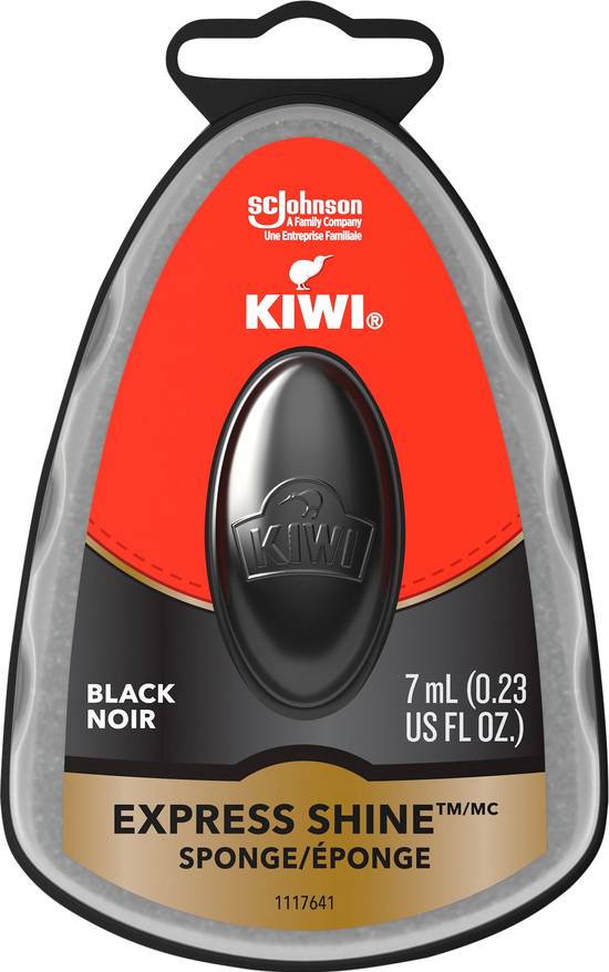 Kiwi Express Shine Black Sponge