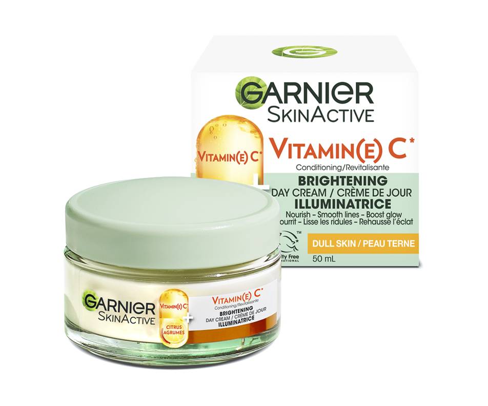 Skinactive crème de jour éclaircissante vitamine c (agrumes)