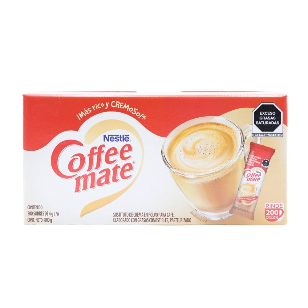 Coffee Mate · Sustituto de crema en polvo para café (200 un)