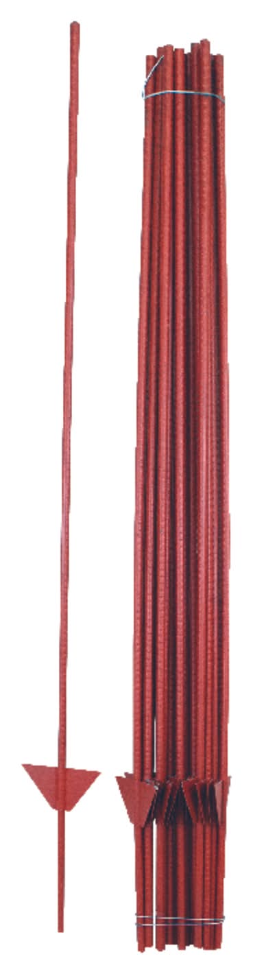 Smv Electric-Powered Electric Fence Post Red
