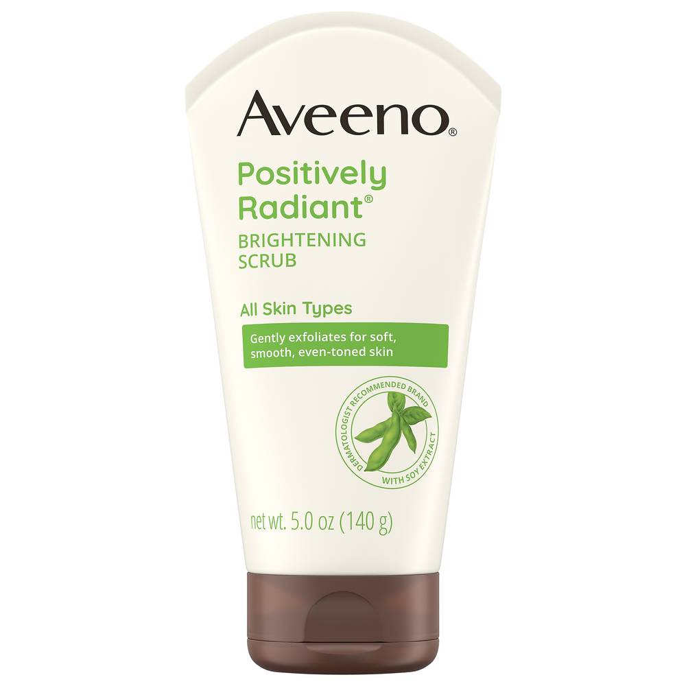 Aveeno Positively Radiant Skin Brightening Face Scrub (5 oz)