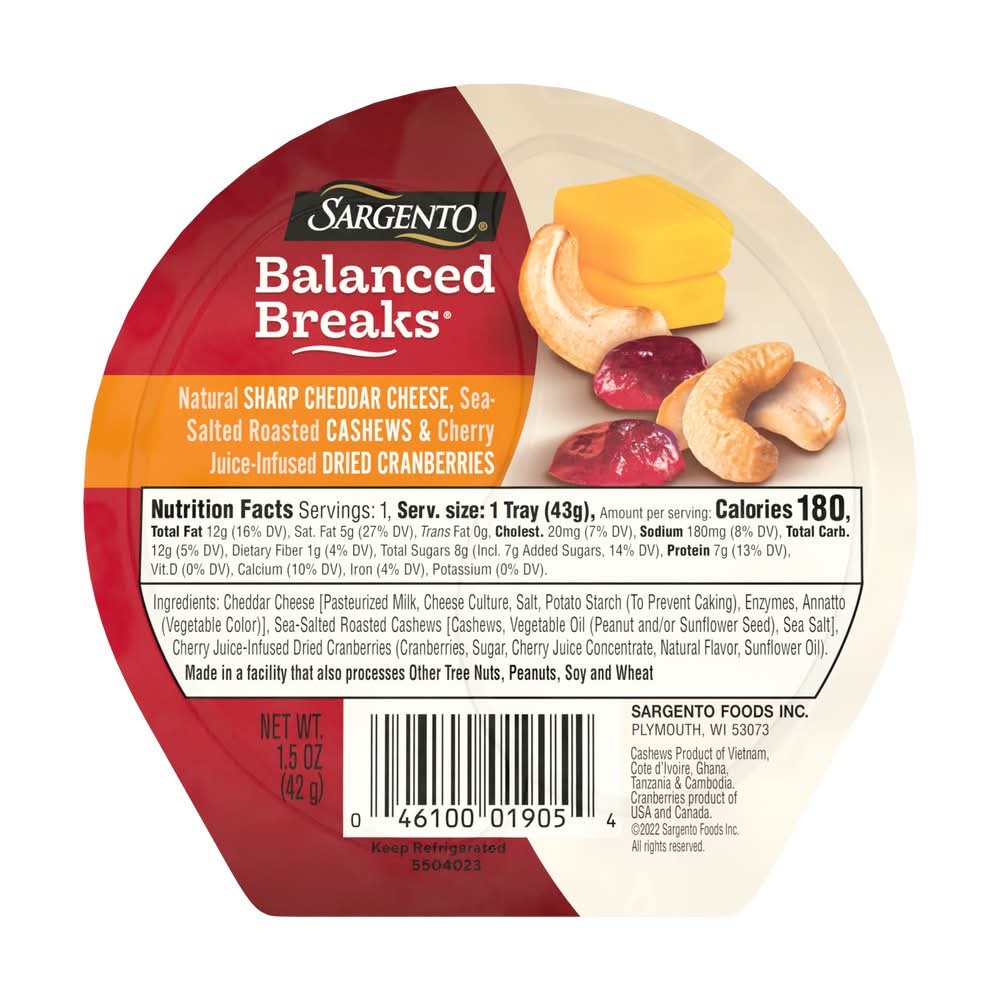 Sargento Balanced Breaks Snack Kit (1.5 oz)