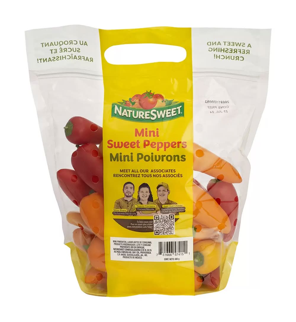 Mini pimientos orgánicos (680 g)