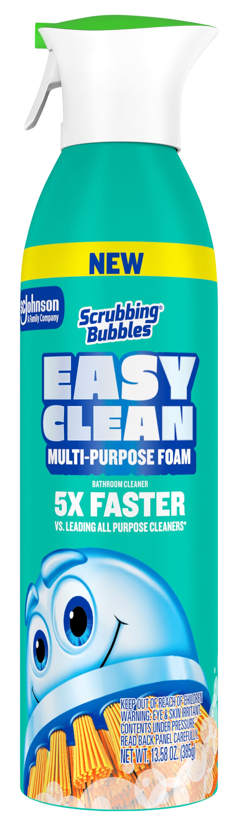 Scrubbing Bubbles Easy Clean Multi Purpose Foam Bathroom Cleaner Aerosol Spray (13.58 oz)