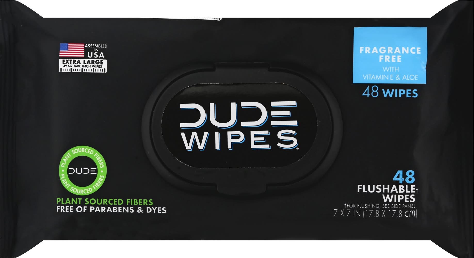 DUDE WIPES wipe 48 -Pack 1-ply Toilet Paper