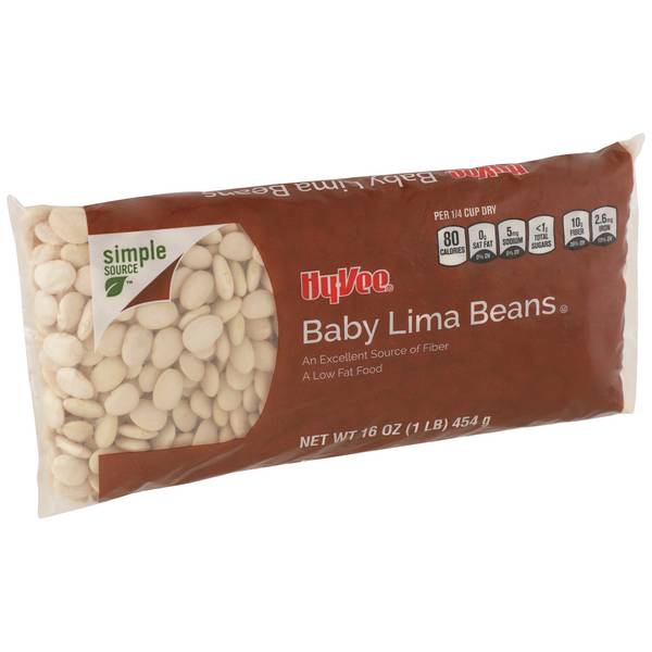 Hy-Vee All Natural Baby Lima Beans (16 oz)