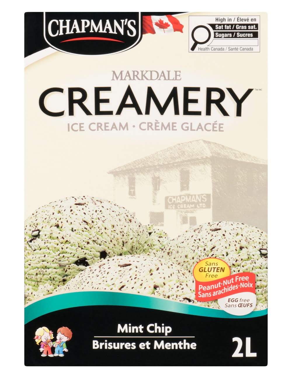 Chapman's Ice Cream, Mint Chip (2 L)