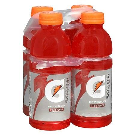 Gatorade Perform 02 Thirst Quencher Fruit Punch - 20.0 oz x 4 pack