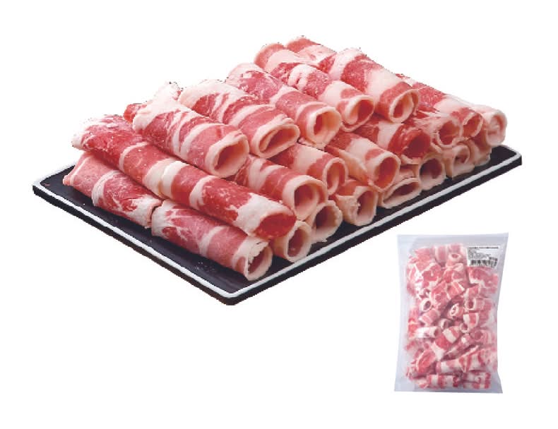 冷凍美國牛五花火鍋片 (每包約1kg) <1Pack包 x 1 x 1Pack包>