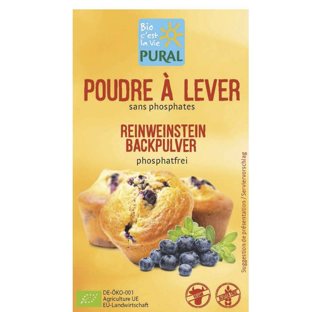 Pural - Poudre à lever sans gluten (3 unités)