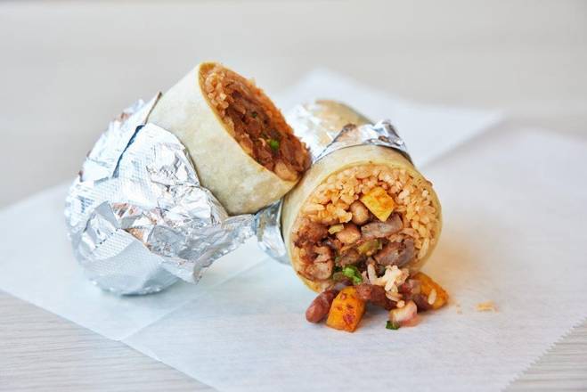 Super Al Pastor Burrito