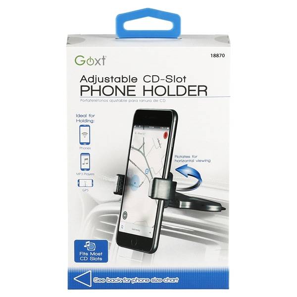 GOXT adjustable CD-slot phone holder