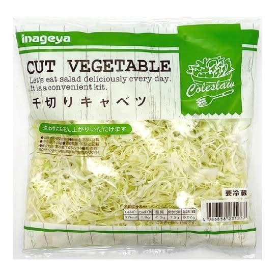 千切りキャベツ
