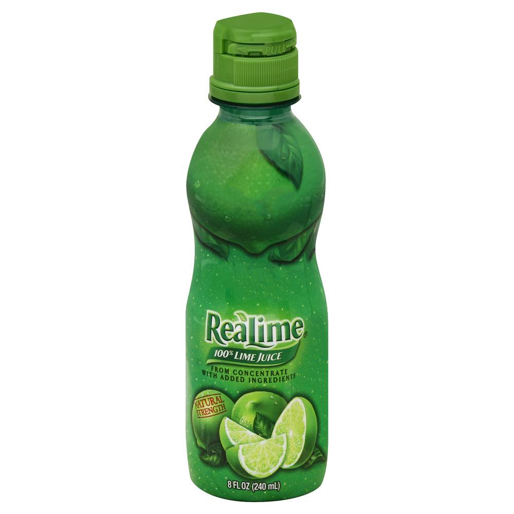 Realime Natural Strength 100% Lime Juice (8 fl oz)