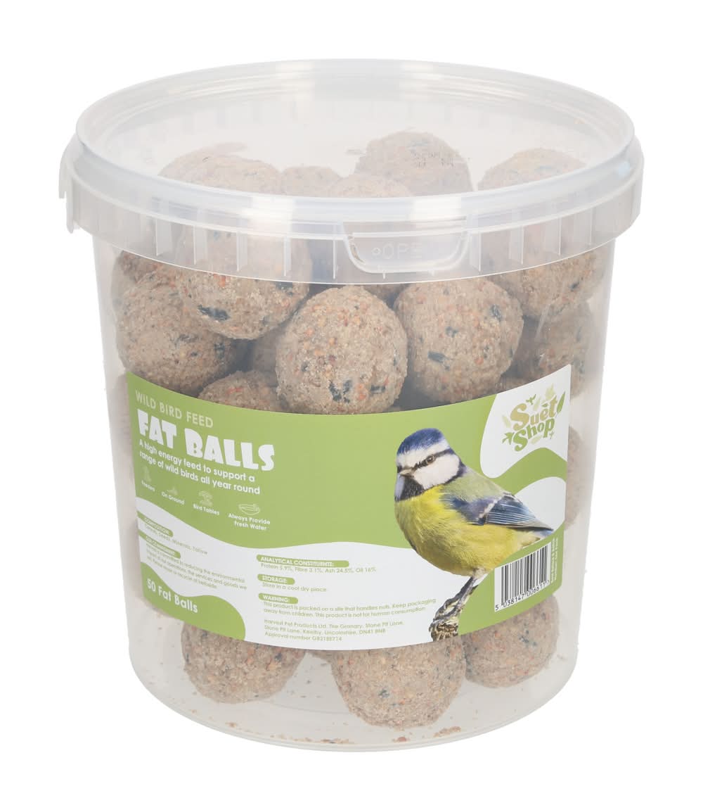 Suet Shop Premium Wild Bird Fat Balls (50 pack)