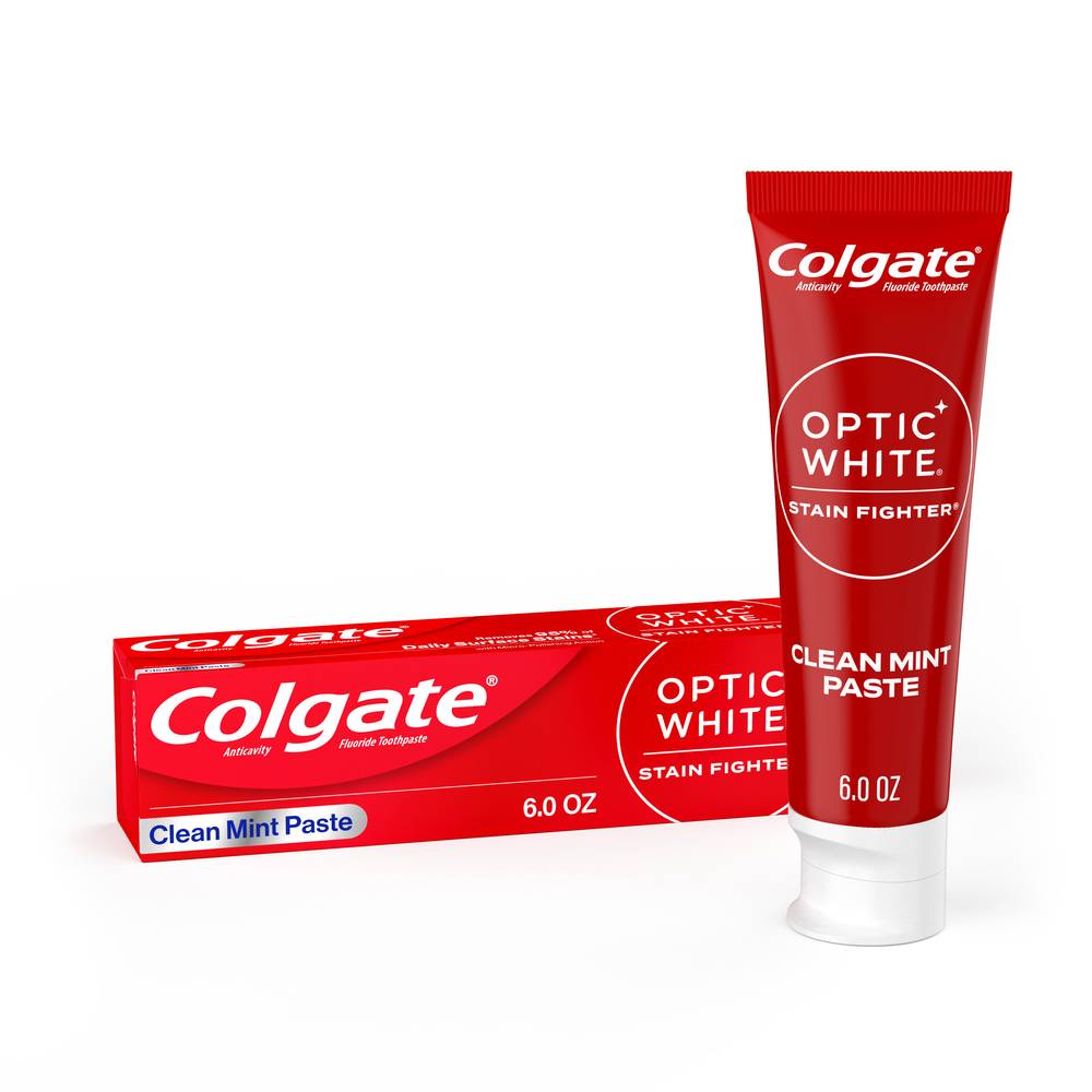 Colgate Optic White Stain Fighter Clean Mint Toothpaste