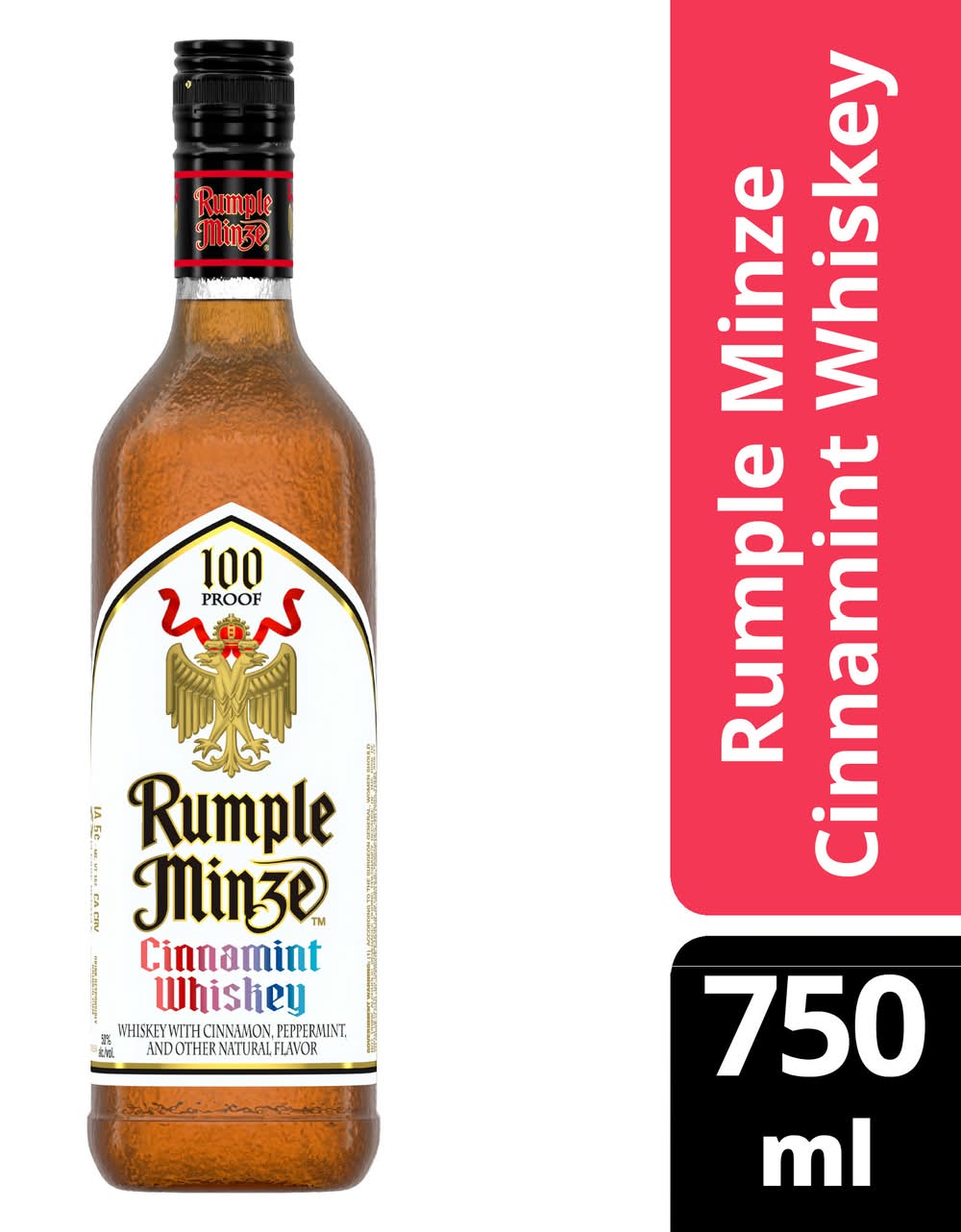 Rumple Minze Whiskey, Cinnamint (750 ml)