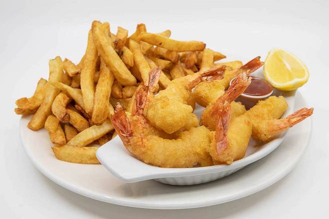 Shrimps with Chips