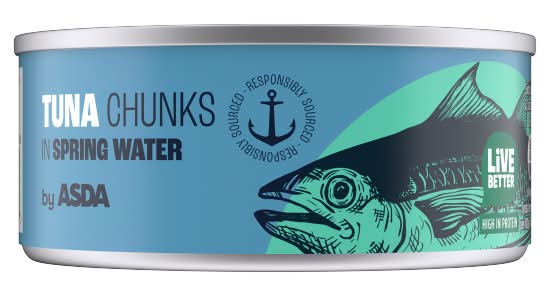 ASDA Tuna Chunks in Spring Water (145g)