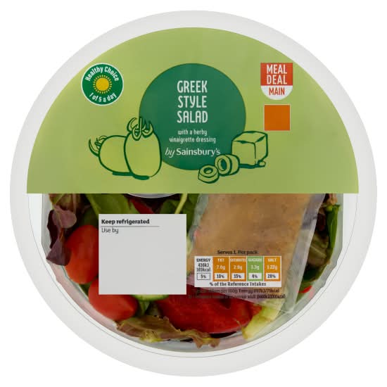 Sainsbury's Greek Style Salad (145g)