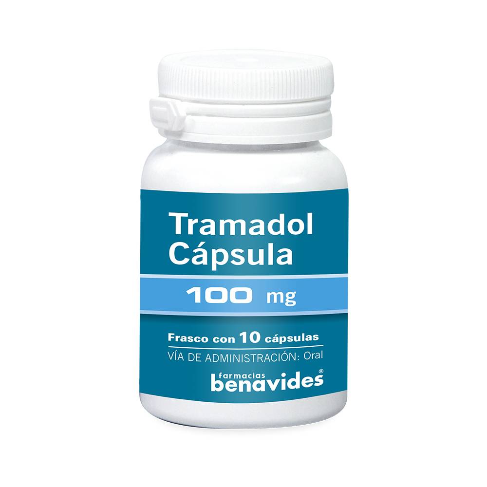 Farmacias benavides tramadol cápsulas 100 mg (10 un)