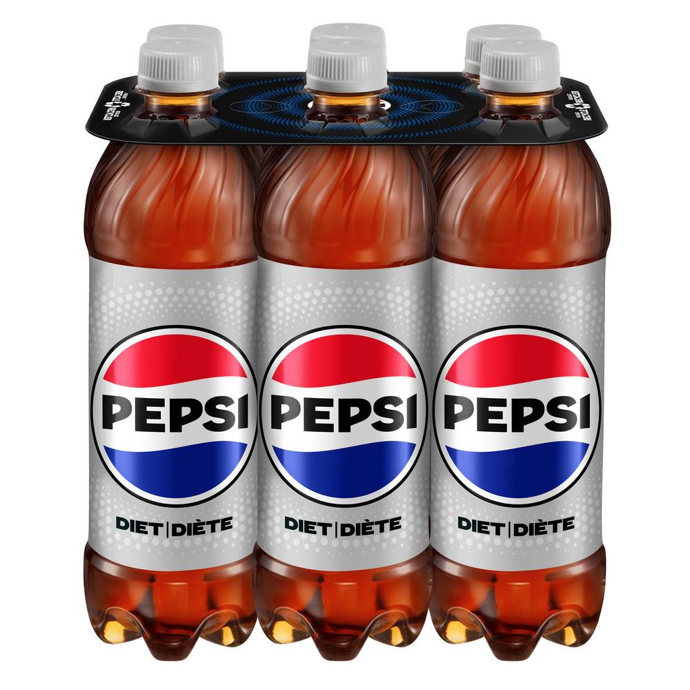 Pepsi Diet Cola Soft Drinks (6 x 710 ml)