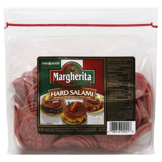 Margherita Pre Sliced Hard Salami