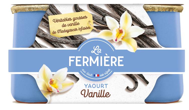 La Fermière - Yaourt authentique à la vanille
