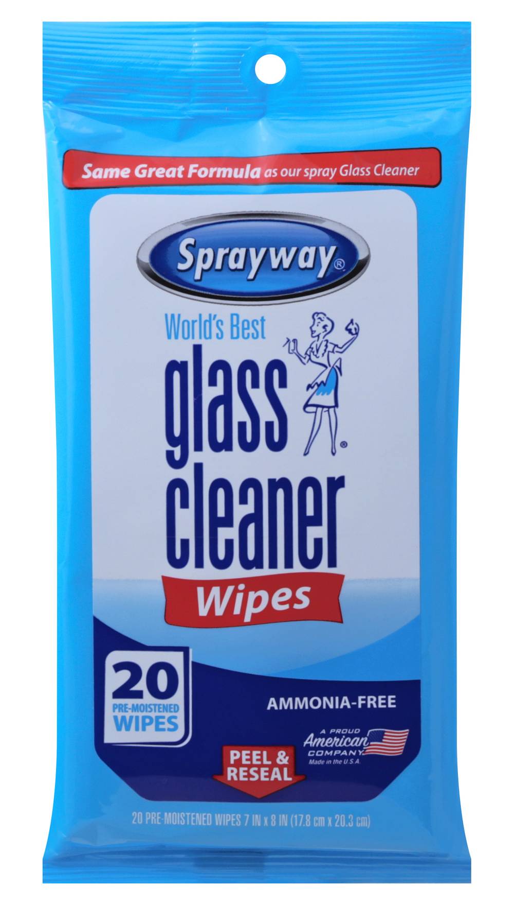 Sprayway Glass Cleaner Wipes (20 ct)
