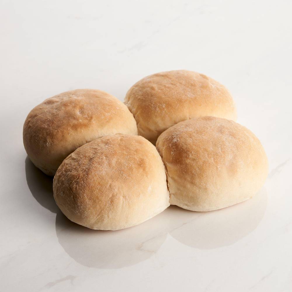 Sainsbury's Large Soft White Rolls x4