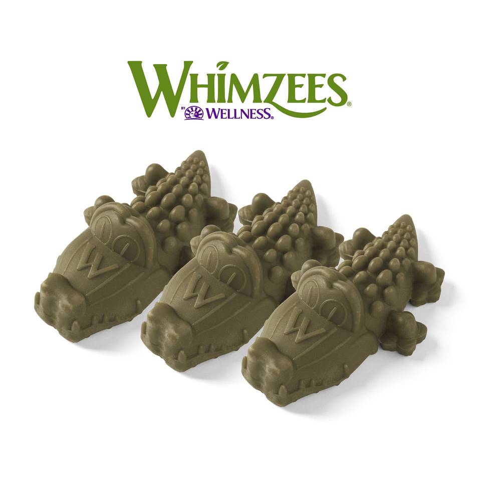 WHIMZEES Alligator Dental Dog Treat - Natural, 1 Count (Size: Medium)
