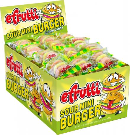 E.Frutti - Mini Sour Burgers - 60 ct (60 Units)