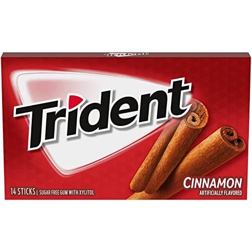 Trident sugar free gum cinnamon - 14 pc