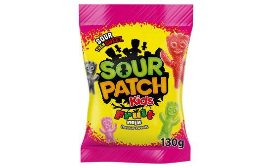 Sour Patch Kids Fruit Mix Flavour Sweets 130g