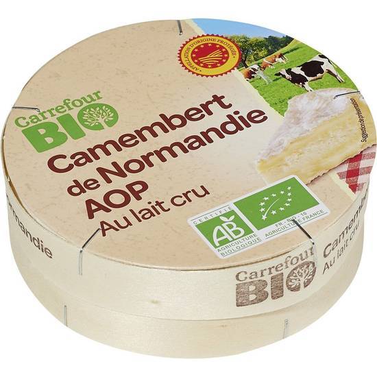 Carrefour Bio - Camembert de Normandie AOP au lait cru