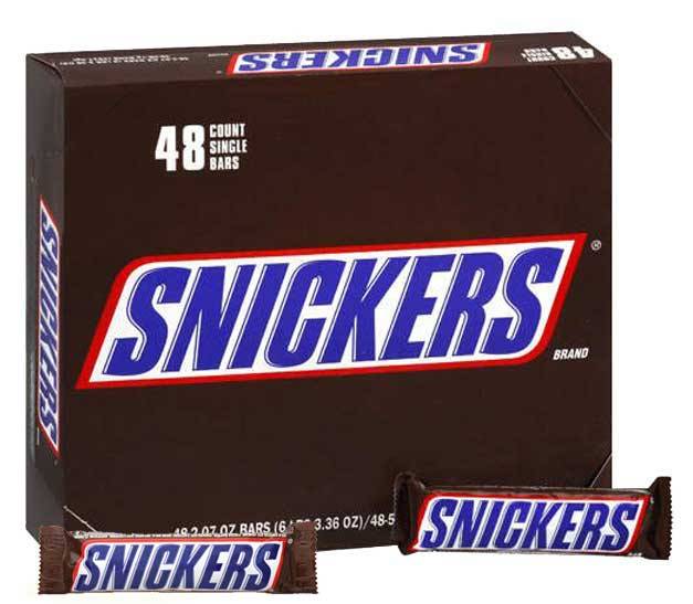 Snickers Candy Bars - 48ct (8X48|8 Units per Case)