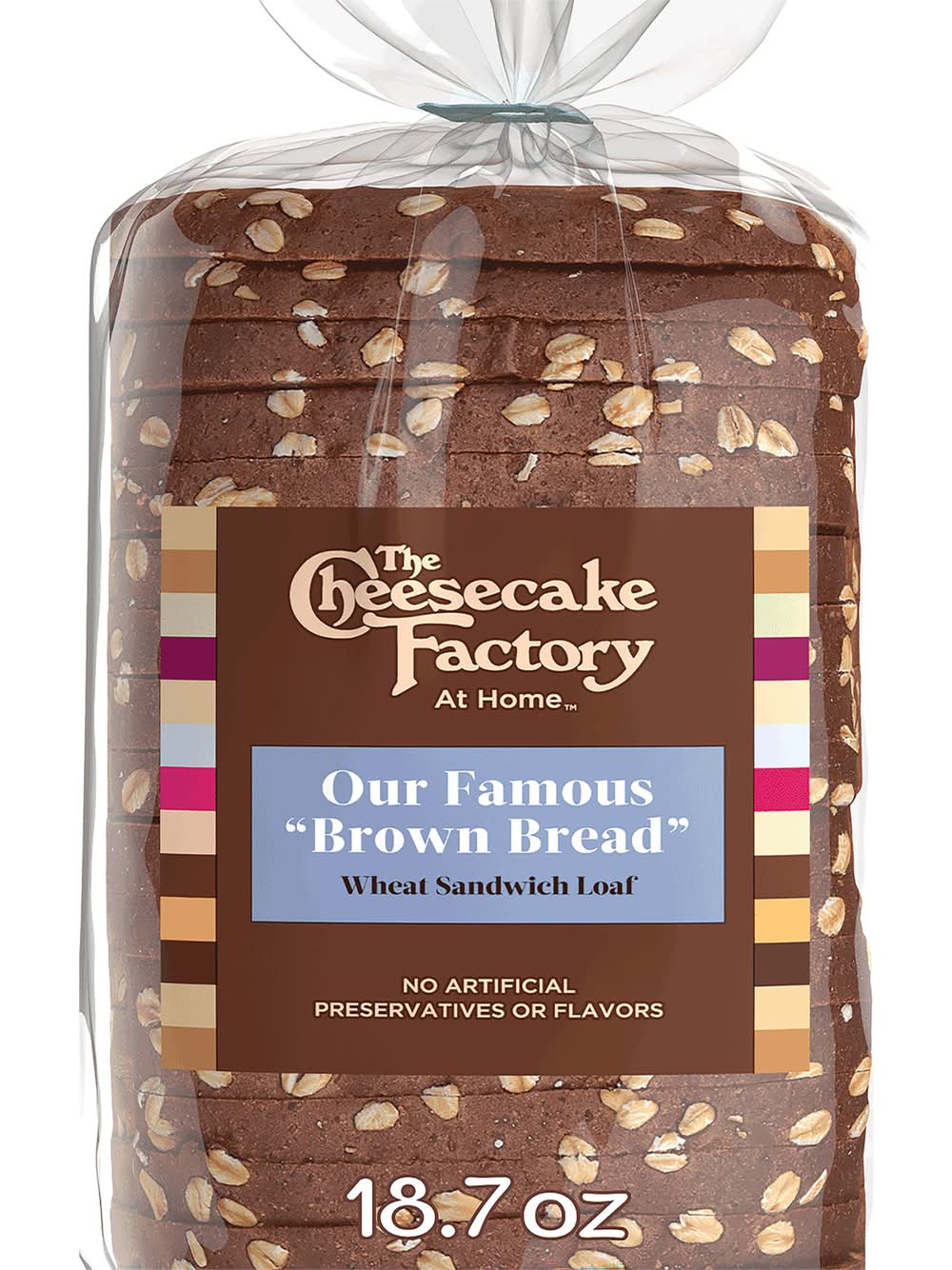The Cheesecake Factory Our Famous "Brown Bread" Sandwich Loaf, Wheat (18.7 oz)