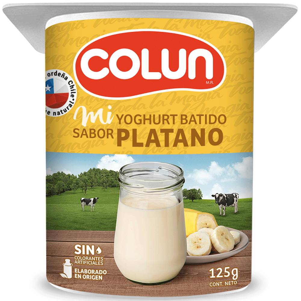 Colun yoghurt batido de plátano (125 g)