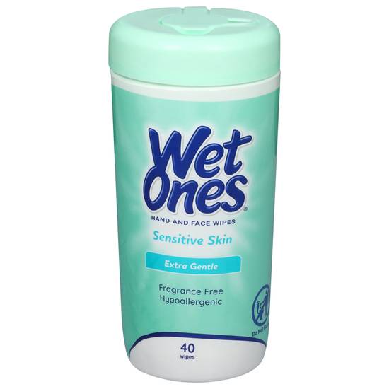 Wet Ones Extra Gentle Sensitive Skin Hand Wipes (40 wipes)